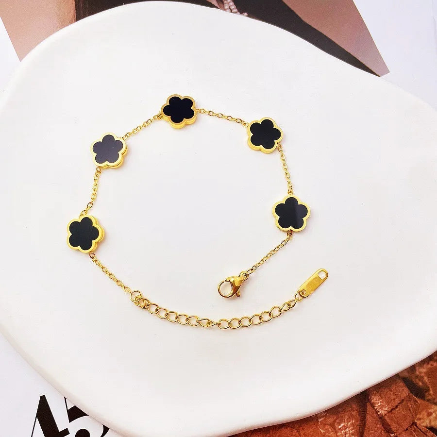 Bracciale quadrifoglio