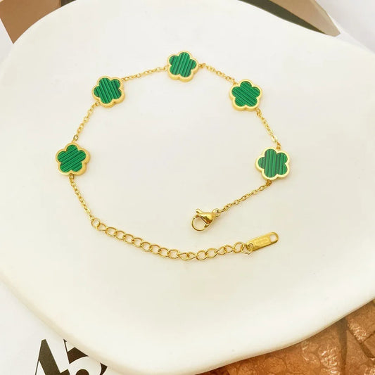 Bracciale quadrifoglio